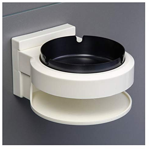 Aschenbecher Wandaschenbecher, multifunktionaler Haushalts-Aschenbecher aus Edelstahl, perforierter Aschenbecher, praktisch und praktisch Zigarren Aschenbecher (Color : A)