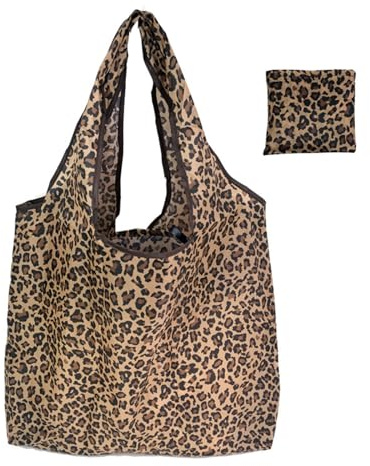 KAHDGSS Faltbare Einkaufstasche, wiederverwendbare und praktische Tasche, stilvolle und praktische Tasche mit großer Kapazität für Einkäufe