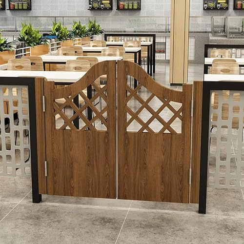 ININOSNP Robuste Porte a Battente in Rovere, Porte da banco for Bar Ristorante caffetteria, Porta divisoria in Legno massello for Guardaroba Emporium(W90cmxH90cm)