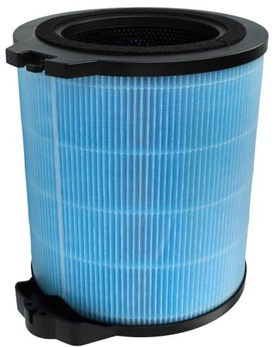 vhbw filtro H12 compatibile con Hoover H-PURIFIER 300 purificatore d'aria, filtro carboni attivi integrato