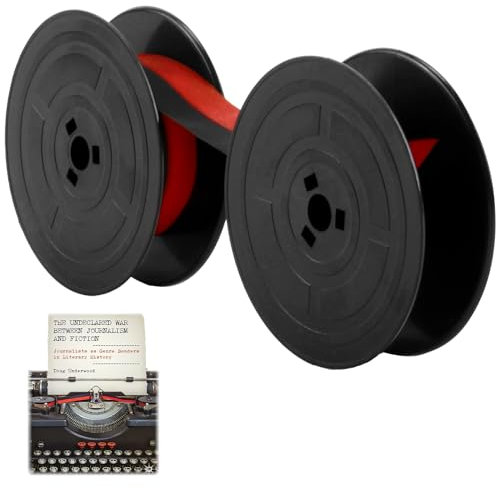 Farbbandfabrik Original Farbband für DIN 2103-53 mm Durchmesser, Zweifarbig Schwarz/Rot - Ideal für Büro und Heimgebrauch