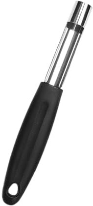 Generic - Vide-poire, vide-fruits, outil d'éviscération pour pommes et poires - Poignée ergonomique, acier inoxydable, noir