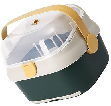 ERINGOGO 1pezzi Scatola Per La Conservazione Dei Biberon Per Contenitore Con Coperchio Per Asciugare Bottiglie e Utensili Design Trasparente e Multifunzionale e Portatile