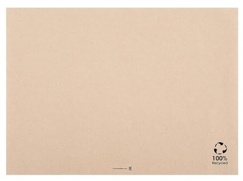Pack 1000 de Mantelines de Papel Reciclado 31x43 cm – Sanjoma Chemical Solutions - Biodegradables, Color Natural – Apto para Contacto Alimentario