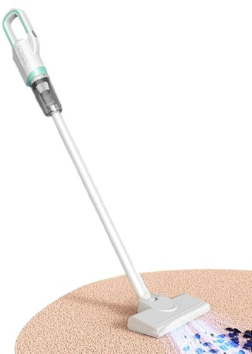 Stick Vacuum Cleaner – Cordless Electric sweepers, Compact Suction Tool | Upright Dirt Filter, Washable Brush Head, Lightweight Furniture Cleaner, Rechargeable Floor Machine For Carpet Use
