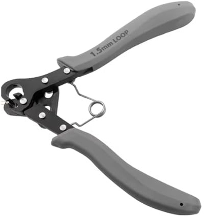 Harewtwy Alicates de Punta Redonda para Enrollar Alambre de 1,5/2,25/3,0 mm, para Doblar y Reparar Alambre, Herramienta para Hacer Joyas, Herramienta de Bricolaje para Alambre C