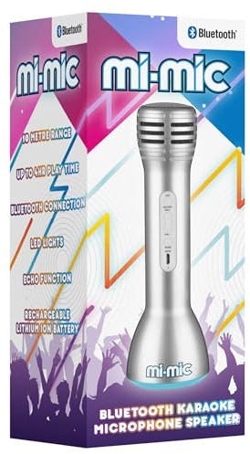 Mi-Mic Microfono mini karaoke argento