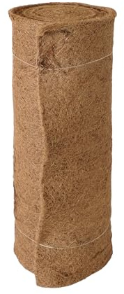 bellissa Tapis en coco 650 x 80 cm - Protection des parterres surélevées et des plantes en fibre de coco compostable - Protection contre le gel et l'hiver