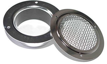 Rejilla Inoxidable 316 entrada/salida de aire cuello diámetro 59 mm