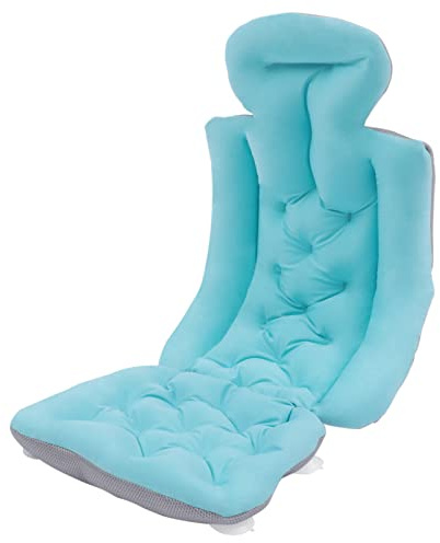 Full Body Bath Pillow, Non-Slip Bath Mattress Cushion Soft Comfort Support Neck, Shoulder, Back for All Bathtub, Hot Tub, Jacuzzi, Home Spa