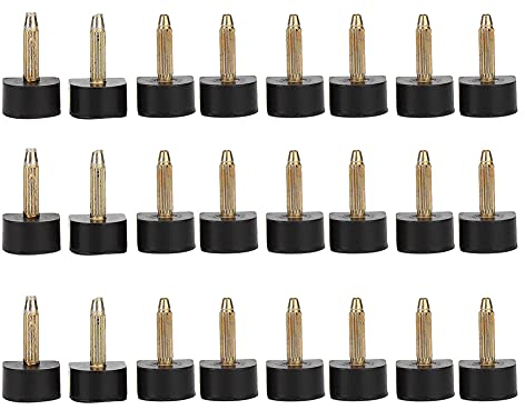 shoe heel repair,Zehenkappe Stiletto,24 Stück Ersatzspitzen für Hohe Absätze,Rutschfeste Schuhe,Reparatur,Fersendübel,Schutz (10 * 10 mm) (13 x 13 cm)