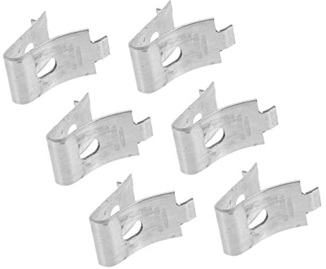 COLLBATH 6Stücke Regalstifte Regalhalterung für Schränke und Regale Universelle Shelf Clips für Glas und Holzregale Langlebige Stützen für Küchenmöbel und Bücherregale