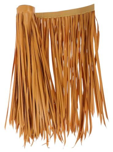 DOITOOL Artificial Thatch Roofing Roll - Fire Retardant Synthetic Straw Roof Thatch for Tiki Bar Gazebo Pavilion - 100x50cm Realistic Fake Straw Roof Panel for Garden Patio DIY Landscaping Decor