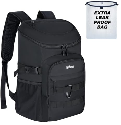 Upgraded Cooler Backpack 24 Cans – Lightweight Insulated Backpack Cooler, Leak-Proof & 18-Hour Ice Retention for Beach, Camping, Hiking (Men, Women, Family)