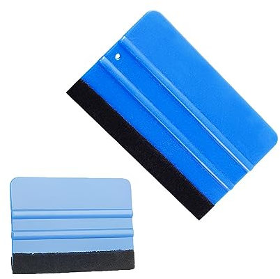 zalati Spatola per bordi in feltro, 4 pezzi, per decalcomania in vinile morbido, strumento per l'applicazione della tinta dei vetri