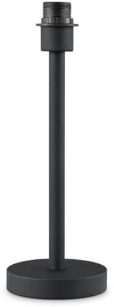 Home Sweet Home Base per lampada da tavolo E27 | Lampada da comodino moderna in nero | Combinabile con paralume | con interruttore nero da 1,8 metri | Adatto a camera da letto, comodino, studio.