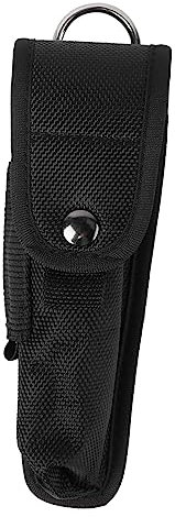 Hemobllo 1Pièce Étui Poche Nylon Noir pour Camping et Randonnée Pochette Sécurisée pour Ceinture Accessoire Durable