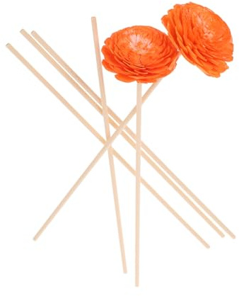 VICASKY Duftstäbchen Aromatherapie Auswechselbare Diffusorstäbchen Mit Blumen Dekorative Duftstäbe Für Raumdiffusoren Und Ätherische Öle