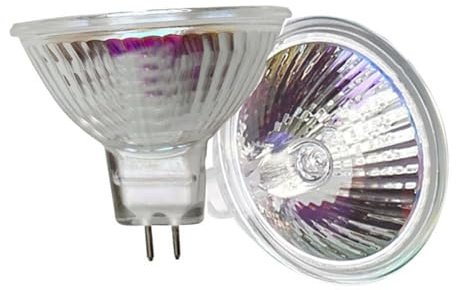 UGEFKMQ 1PC Halogen Glühlampen MR16 35W 24V GU5.3 Halogen Leuchtmittel MR16 50W 24V GU5.3 Reflektor Lampe Warmweiß 35W