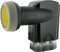 SCHWAIGER 371 Quad LNB Low Noise Blockconverter Sun Protect digital hitzebeständig LNB-Kappe Satellitenschüssel-Zubehör Direktanschluss Wetterschutz vergoldete Kontakte anthrazit
