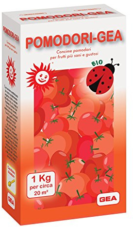 GEA POMODORI Concime Biologico per pomodori - Migliora Colore e Sapore