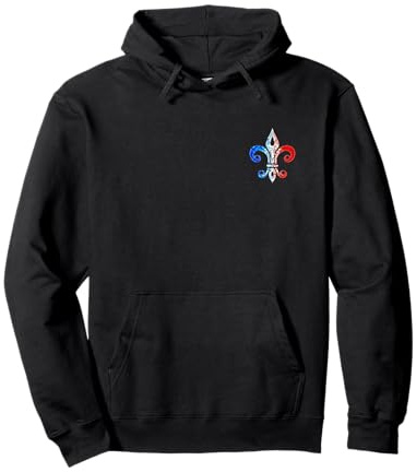 Lis, Fleur de Lys, Fleur de lis, Héraldique, France, Sweat à Capuche