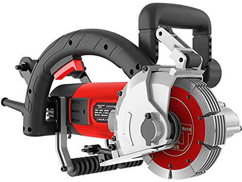 CHENGNAN 4500W Rozadoras de Pared Eléctricas con Vomba de Agua Multifunción Fresadora de Muro con Discos de Corte Diamante 5pcs