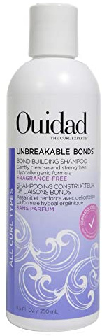 OUIDAD Unbreakable Bonds Bond Building Shampoo for Curly Hair - Fragrance Free - 8.5 oz