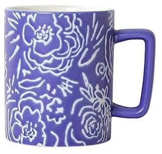 Tazzine Caffè Tazza da Caffè Tazza di Tè Tazze Bicchiere Da Ufficio In Ceramica Personalizzato Bicchiere Premium Per La Colazione A Casa Latte Avena Tazza Con Motivo Floreale Tazzine di Caffe Tazze da