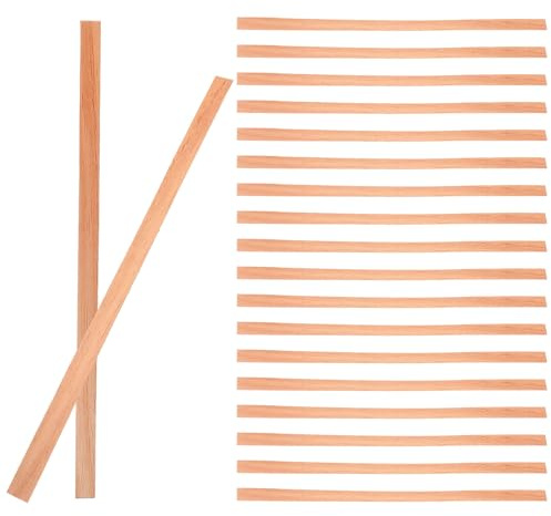 NOLITOY 20pcs Spanish Cedar Planks, Wood Cedar Spills Strips Sticks Smoking Assessories and Humidor Wood Veneer Lumber Strip Chip for Box Tray Jar Case
