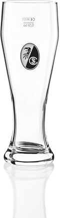 SC Freiburg Weizenglas Glas, Bierglas, mug, jug, jarra, cruche, Fanglas, Bierglas, Weißbierglas | Bierglas, Weißbierglas, Fanglas