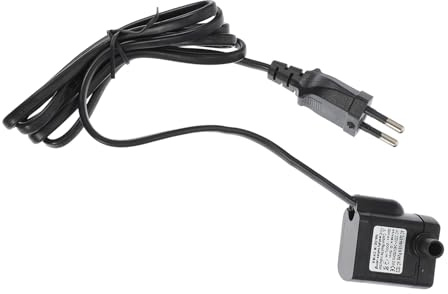 VANZACK Bomba de Agua Sumergible Mini 3w Enchufe Europeo 220-240v para Acuario y Estanque Pequeño, bajo Ruido para Circulación y Oxigenación de Peces
