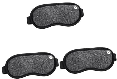 Beavorty 3 Sets Beheizter Blinder Augenklappe Schlafaugenklappe Schlafblinder Augenmaske Schlafverdunkelung Beheizte Augenklappe Heizblinder Schlafaugenklappe