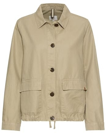 camel active 344190-5f98 Blazer Casual, Beige, 38 Mujeres