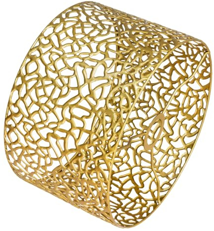 Abat-jour en métal doré, Abats-jour décoratif ajouré, 30 cm, pour lampe sur pied Suspension, Lampadaire