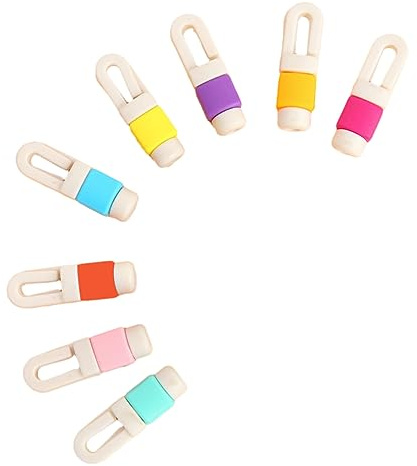 OSALADI 8pcs Headphone Cable Organizer Data Cable Protective Cover Wire Organiser Straps Random Color