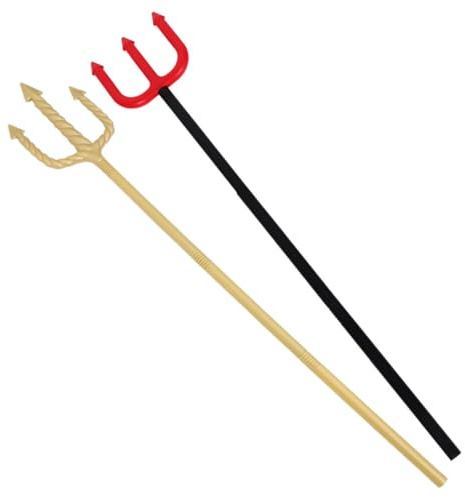 Alasum 2pezzi Forcone Da Diavolo Di Halloween Plastica Per Cosplay e Feste Accessori Per Costumi Da Demone Per Adulti e Ragazzo Ragazza Decorazioni Spettacolari Per Eventi Festivi