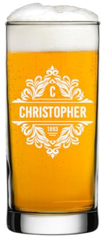 polar-effekt Vaso de cerveza Longdrink 485 ml con grabado como regalo – regalo de cumpleaños para hombres – Vaso para pils, cerveza artesanal y exportación – Extra apto para lavavajillas
