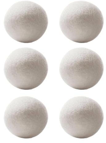 Bolas de lana de secador, bolas de lana para secador Conjunto de | Bolas de secador lavandería reutilizable Reducir las arrugas de la ropa, secar la ropa más rápi