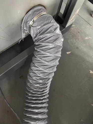 Insulated Ventilation Hose for Exhaust Systems - Durable, Flexible Air Ducting Solution for Bathroom Fans, Industrial Exhaust, and Auto Shops