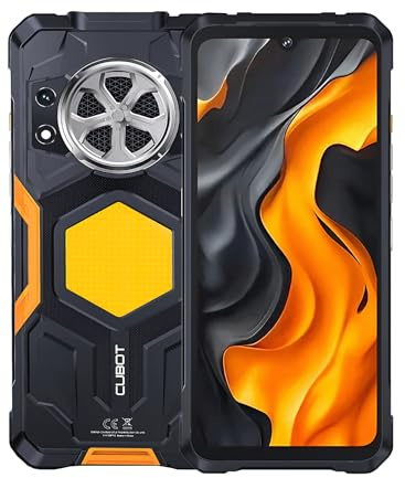 CUBOT KingKong Power 5 - Smartphone 6,88 HD+ 120Hz, 6GB RAM (6GB+10GB Est.), 128GB ROM, Fotocamera 64MP, Batteria 15300mAh, Android 15, G100, Nero