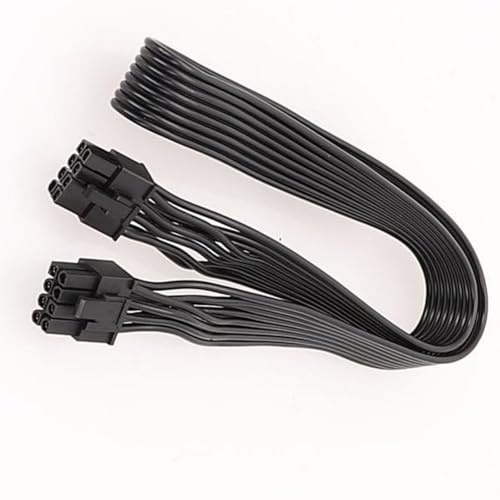 Wdbild Cable de alimentación GPU de 8 pines (ATXs) macho a tarjeta gráfica PCIe/GPU macho de 6+2 pines para tarjeta gráfica PCIe