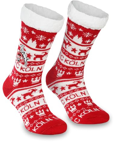 1. FC Köln Hüttensocken Rut un wiess