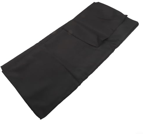 Pumixiy Rechteckiger Sonnenschirm, 200 x 300 cm, 160 g/m² Polyester, wasserdicht, Gartenschirm-Ersatzabdeckung für den Außenbereich, ohne Rahmen, Schwarz