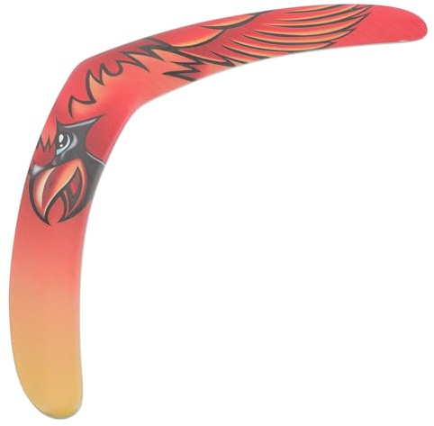 Alipis Boomerang Sportif en EVA Rouge Volant de Plein Air pour Adultes 1 Pièce pour Exercices et Jeux Extérieurs