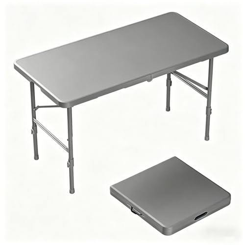 Gartentische Eine Große Auswahl an Designs Klapptische Zweistufige Höhenverstellung Tragbar Campingtisch Arbeitszimmer Esszimmer(B)