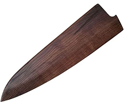 DuskHaven Messerscheide Aus Holz, Taschenmesserhülle, Klingenschutz, Messerhalter Aus Holz, Geeignet für Camping, Wandern Und Outdoor Aktivitäten, 210mm