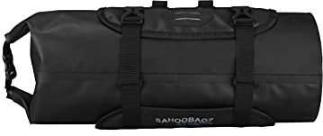 Roswheel Fahrrad-Lenkertasche, 100% wasserdicht, 7 l, für Mountainbike, Mountainbike, Mountainbike, Vorderrahmen, Tasche mit aufrollbarer Öffnung aus Polyester mit Frontlicht-Schnittstelle