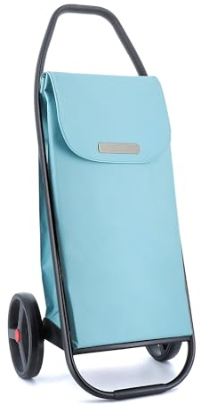 Einkaufstrolley Rolser COM Soft 2 große Räder - Aqua