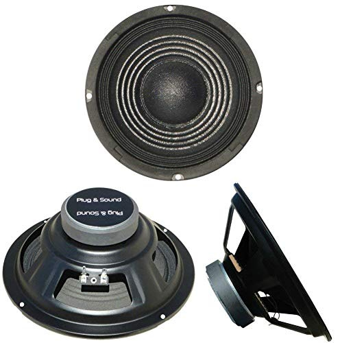 plug & sound Altoparlante WOOFER 100w - Sospensione Rigida - 165MM 8 Ohm 16,5 cm 6,5 Ricambio Casse ACUSTICHE Passive O AMPLIFICATE | Medio Basso